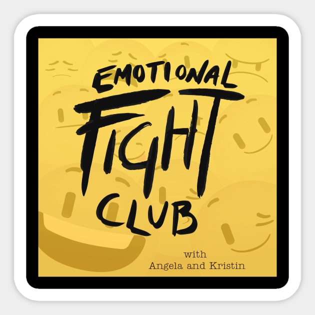 The Faces of Emotional Fight Club Sticker by emotionalfightclub